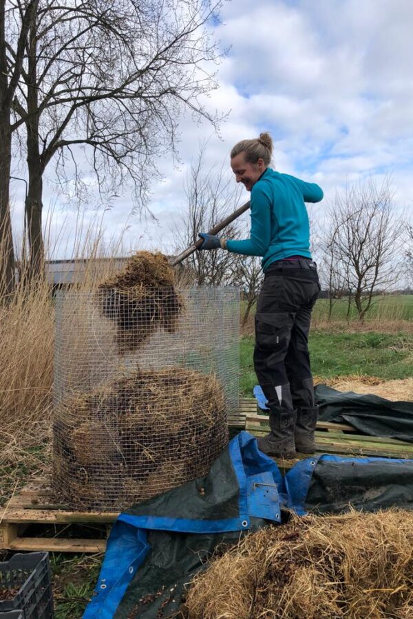 Katrien compost maken